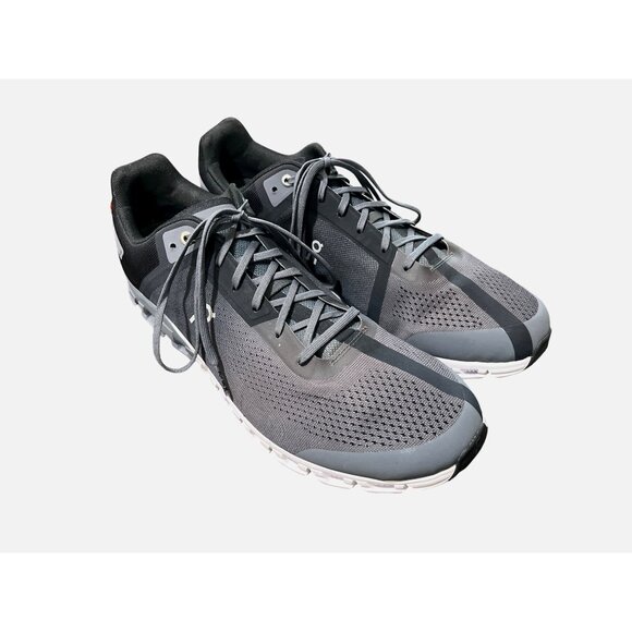On Running Mens Size 14 Cloudflow Running Shoes Black Asphalt Sneakers - Picture 2 of 10